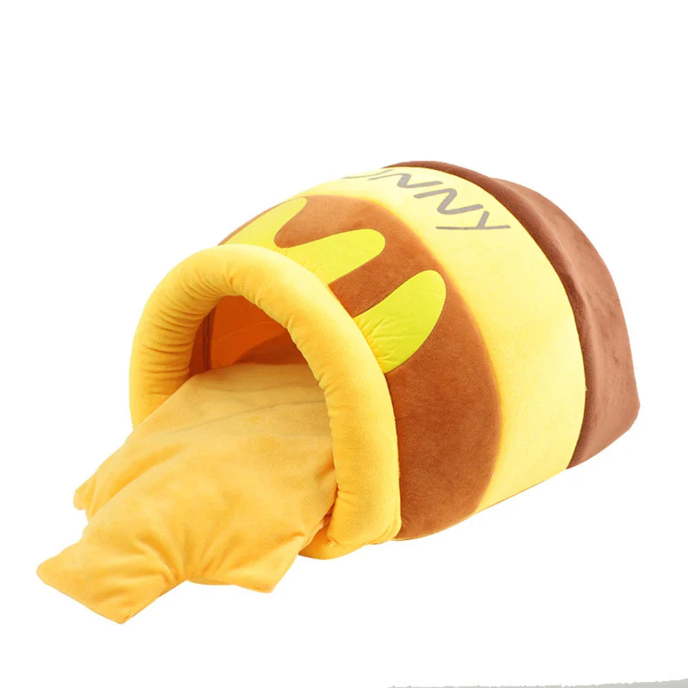 Honey Jar Theme Cat Bed