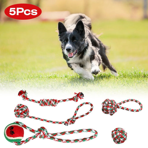 Dog Rope Chew Toy Set (5 Pack)