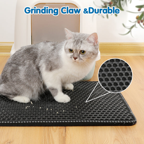 Double Layer Cat Litter Trapping Mat