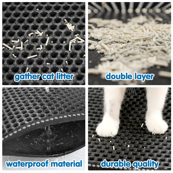 Double Layer Cat Litter Trapping Mat