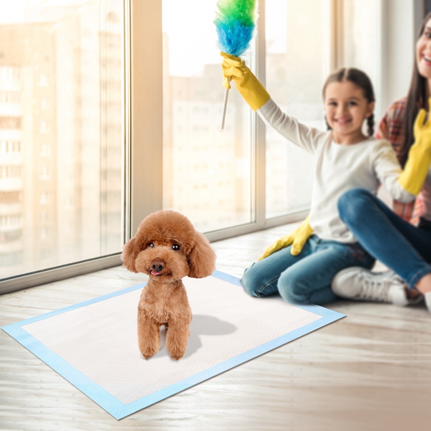 50Pcs Per Set Dog Training Pads Puppy Pee Pads Cat Wee Mats